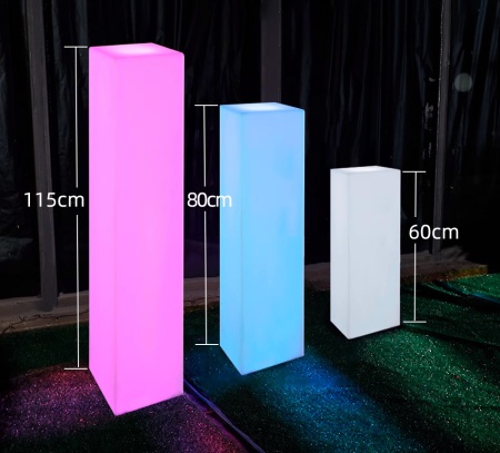 Светильник Колонна 30х30  питание от АКБ, RGB Светильник Колонна 30х30  питание от АКБ, RGB