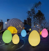 Светильник Яйцо 43х80 питание от АКБ, RGB Светильник Яйцо 43х80 питание от АКБ, RGB